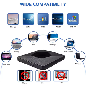 เครื่องเล่น bluray บันทึก USB3.0แบบพกพาเครื่องเล่น CD DVD-/+ RW สำหรับแล็ปท็อปพีซีเดสก์ท็อป Windows 7-11 Mac - Product Image 5