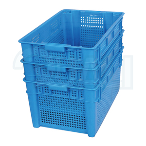 Quali 40L Plastic Agricultural Cassette Fruit and Vegetables Storage Transport Mesh <strong>Container</strong> - Product Image 1