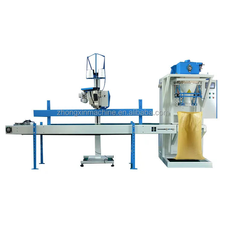 5kg 10kg 20kg 30kg 40kg 50kg Automatic Wheat Flour Powder Bag Packing Machine