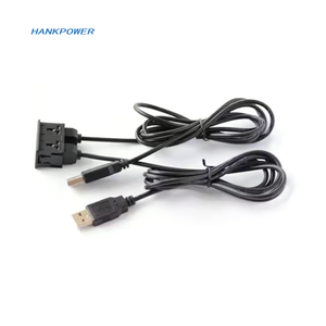 สาย2.0 USB แบบคู่สำหรับแผงหน้าปัดรถยนต์ตัวผู้ไปยังตัวเมียสายต่อขยายแบบติดตั้ง - Product Image 3