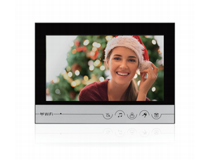 Cerradura de puerta inteligente TUYA 1080P 7 pulgadas WIFI Sistema de intercomunicación visual Video con tarjeta de cámara Desbloqueo Función de control de acceso - Product Image 2