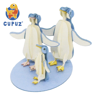 2025 New 3D Penguin Puzzle DIY Brid Life Paper Cardboard Model Brain Teaser Puzzle | Educational STEM <strong>Toy</strong> Build by Yourself - Product Image 6