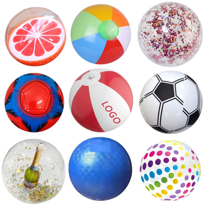 Biểu Tượng Tùy Chỉnh Chất Lượng Cao Sinh Thái Thân Thiện Với PVC Trẻ Em Đầy Màu Sắc Bóng Bãi Biển Đồ Chơi Nước <span class=keywords><strong>Inflatable</strong></span> Bóng Bãi Biển Với Logo In Ấn Cho Trẻ Em - Product Image 6