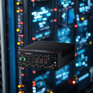 ADLINK I3 Mini PC Fanless <strong>Embedded</strong> Industrial <strong>Computer</strong> with 4G RAM and <strong>RS232</strong> Interface All-in-One Machine Vision - Product Image 1
