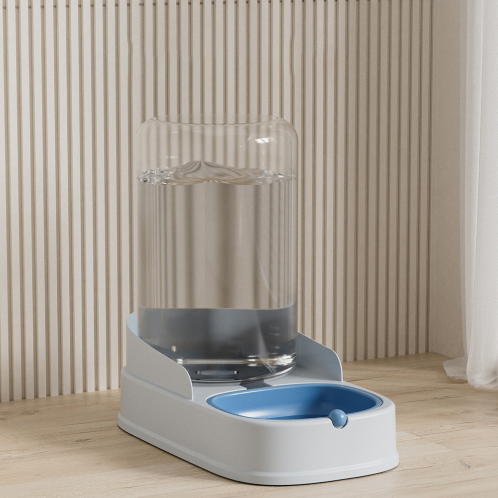 Distributeur d'eau bleue