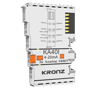 KRONZ Analoge ingang Remote-E/A-Modul 4 Kanäle 260mA 16-Bit-IP20-Terminal Modbus Industrial Ethernet-Bus-E/A-Modul - Product Image 1
