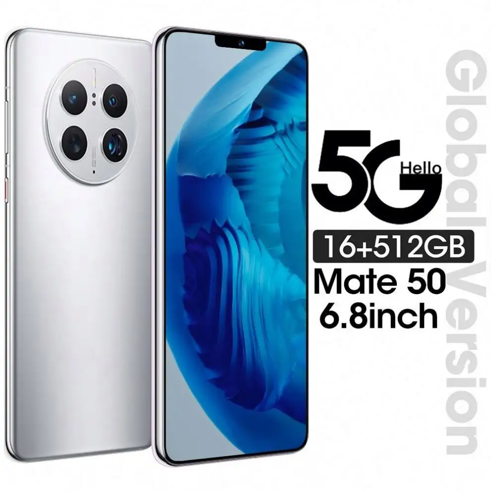 New Cheap P60 Pro Smartphone 7.8 Inch IPS Full Screen Smartphone Global Version 16GB + 512GB Smartphone 5G Mobile Phone