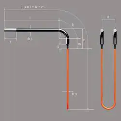 Hot Koop 1700C Mosi2 Staaf U Type Elektrische Verwarmingselementen Voor Moffeloven