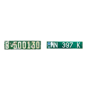 Quality of Government Bids Custom Embossed Sublimation Reflective Car Aluminum License Plates of Equatorial Guinea - Product Image 2