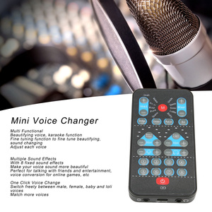Mini Voice Changer Support Multi Languages Sound Card Voice Changer with 8 Sound Effects for Mobile Phone Computer - Product Image 5