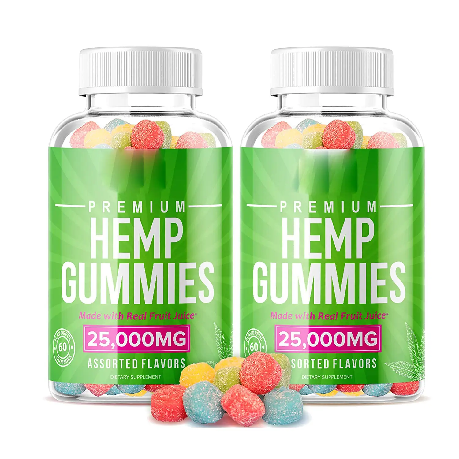 Tasty & relaxing hemp gummies promotes relaxation & healthy sleep herbal dietary supplement
