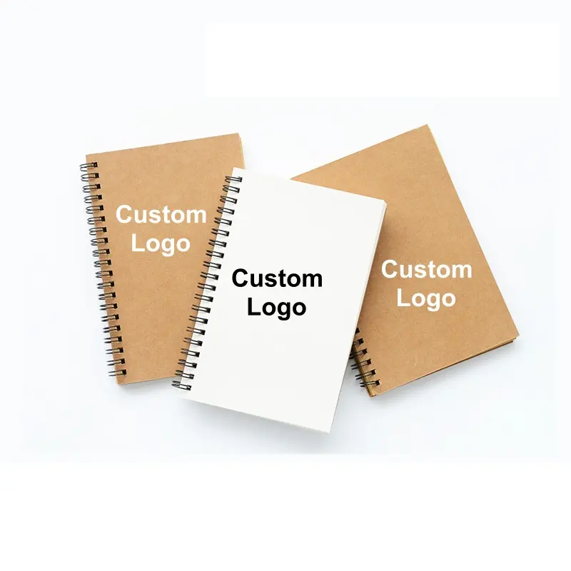 Cuadernos A4 promocionales de gran oferta de Hn con impresión de logotipo personalizado para estudiantes de escuela