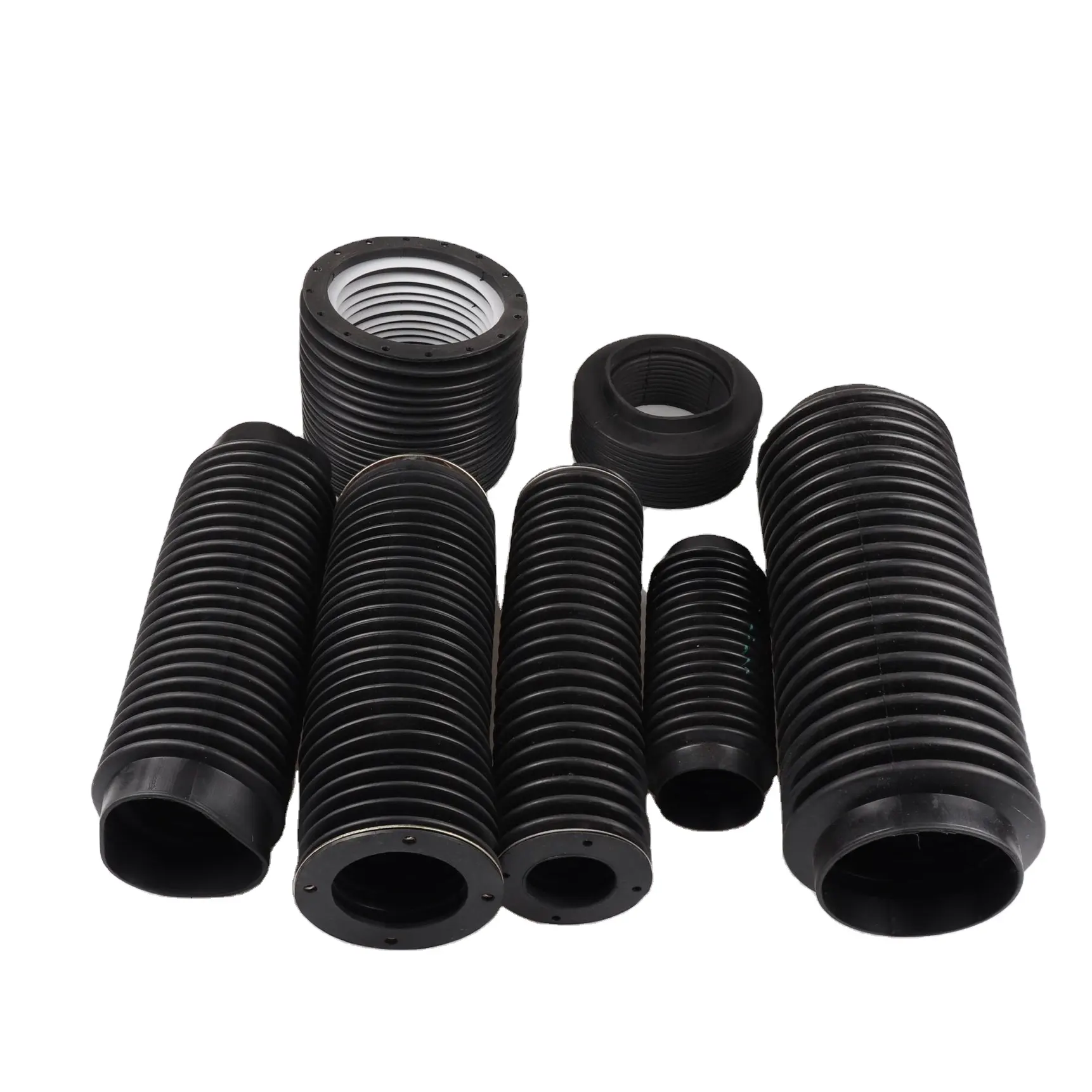 Fábrica de alta qualidade Custom Molded Made Parts EPDM Rubber Bellows Silicone Rubber Bushing