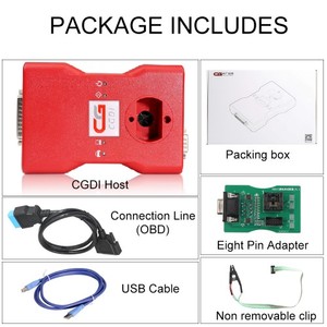 El más nuevo programador de llave automática CGDI Prog MSV80 con función FEM/EDC Obtenga lectura gratuita Adaptador de clip gratis de chip de 8 pies