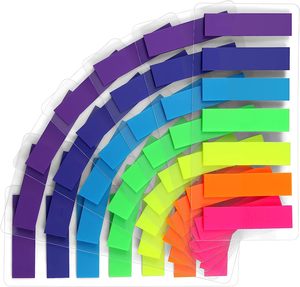 Notas adhesivas, pegatinas de índice para mascotas, Color sólido, creativo, para estudiantes, Diy, cuaderno, Mensaje, nota, nota, pegatina para clasificación - Product Image 3