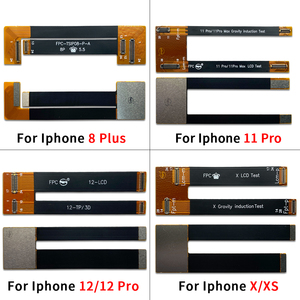 携帯電話フレックスケーブルLCDディスプレイテストフレックスケーブルiPhone15 14 13 12 11 Pro XS Max Mini X XR 78 Plus修理部品