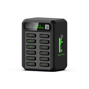 Own Factory Oem\odm 12 Slots Rental Machine Station Bajie Charging Rental Machine Battery Chargers Mifi Self Service Locked