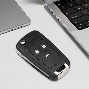 SZMAISHI 3ボタントランクフリップリモートコントロール車キーシェルオペル工場トランスポンダースマート車両用ブランク車キーフォブケース