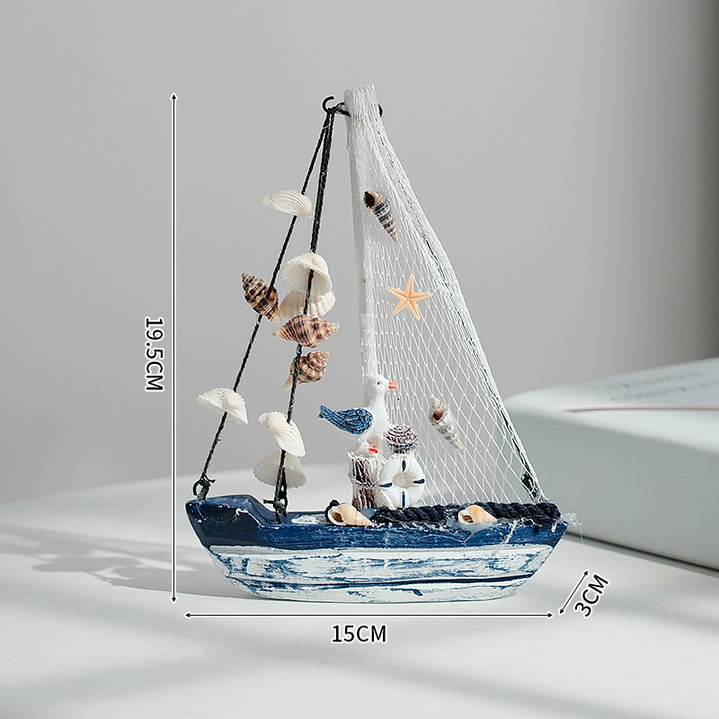 Small seagull shell boat
