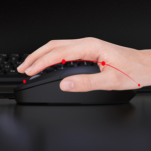 Mouse da gioco ergonomico con sensore ottico 4G 1600 DPI con retroilluminazione per pc e desktop - Product Image 2