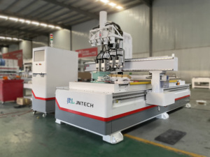 Máquina enrutadora CNC para carpintería superior/ENRUTADOR CNC de madera de cabezal múltiple neumático con 4 husillos - Product Image 2