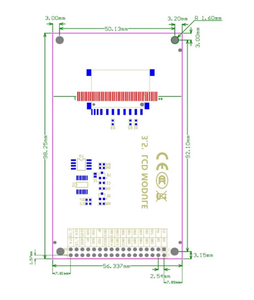 3,5 zoll tft-bildschirm lcd-bildschirmmodul lcd farbbildschirm widerstand touchscreen auflösung 320 * 480 driver ili9486 - Product Image 4