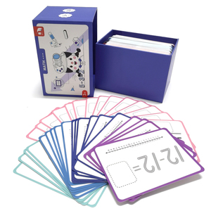 Factory OEM custom di alta qualità di alta qualità per bambini di educazione precoce per imparare a leggere le schede di memoria flash math stampate - Product Image 6