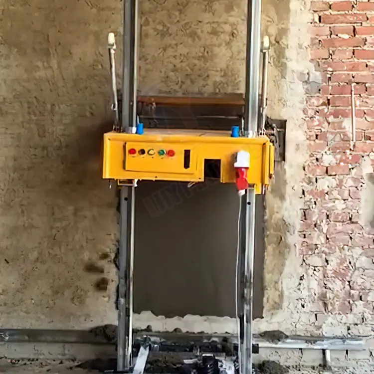 Machine automatique de pulvérisation de mortier de rendu de finition de plâtre de criblage de mur de plâtre, prix de la chine pour le ciment