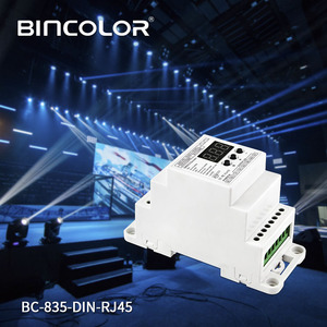 BC-835-DIN 5CH 25A定電圧PWMデコーダーDINRAILLEDコントローラー5chDMXデコーダー - Product Image 6