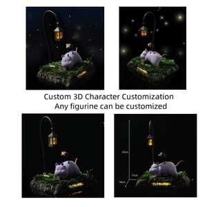 Customized ABS Handicrafts OEM Factory Produces Cartoon Flight Attendant Model Toys <strong>Figurines</strong> 13cm Size New Q Version Gift - Product Image 2