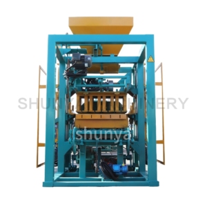 SHUNYA, pavimentadora semiautomática de, moldes de enclavamiento para construir, máquinas de ladrillos de cemento de hormigón, fabricante de bloques sólidos a la venta - Product Image 3