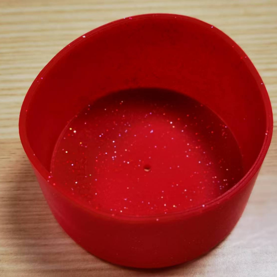 7.5 Red glitter