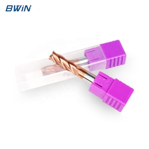 BWIN fabrika TISIN kaplama frezeler cnc kesim araçları katı tungsten karbür freze kesicisi metal - Product Image 3