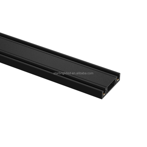 Trilho De Luz De Pista Magnético Led Branco Preto 48v R90 Sucção <span class=keywords><strong>Mini</strong></span> Sistema ultra Slim Luz De Pista Magnética