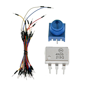 Kit di elettronica divertente con 1602 modulo LCD breadboard resistenza LED