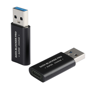 Up to 50V-5A USB-A Male to USB-C Female <strong>Data</strong> Blocker Pro with PVC Jacket - Product Image 1