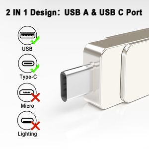 プロモーションカスタムMemoria Cle Usb 3.0 3.2キースティックペンドライブ128Gb 256Gb 512GbディスクペンドライブタイプC 1テラバイト2テラバイトUsbフラッシュドライブ - Product Image 2