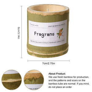 Nhà Sản Xuất Bán Buôn Sáng Tạo Tre Ống Cup Phong Cách Cho Giáng Sinh Và Phục Sinh Hương Liệu Nến Sinh Nhật Lễ Hội Quà Tặng - Product Image 6