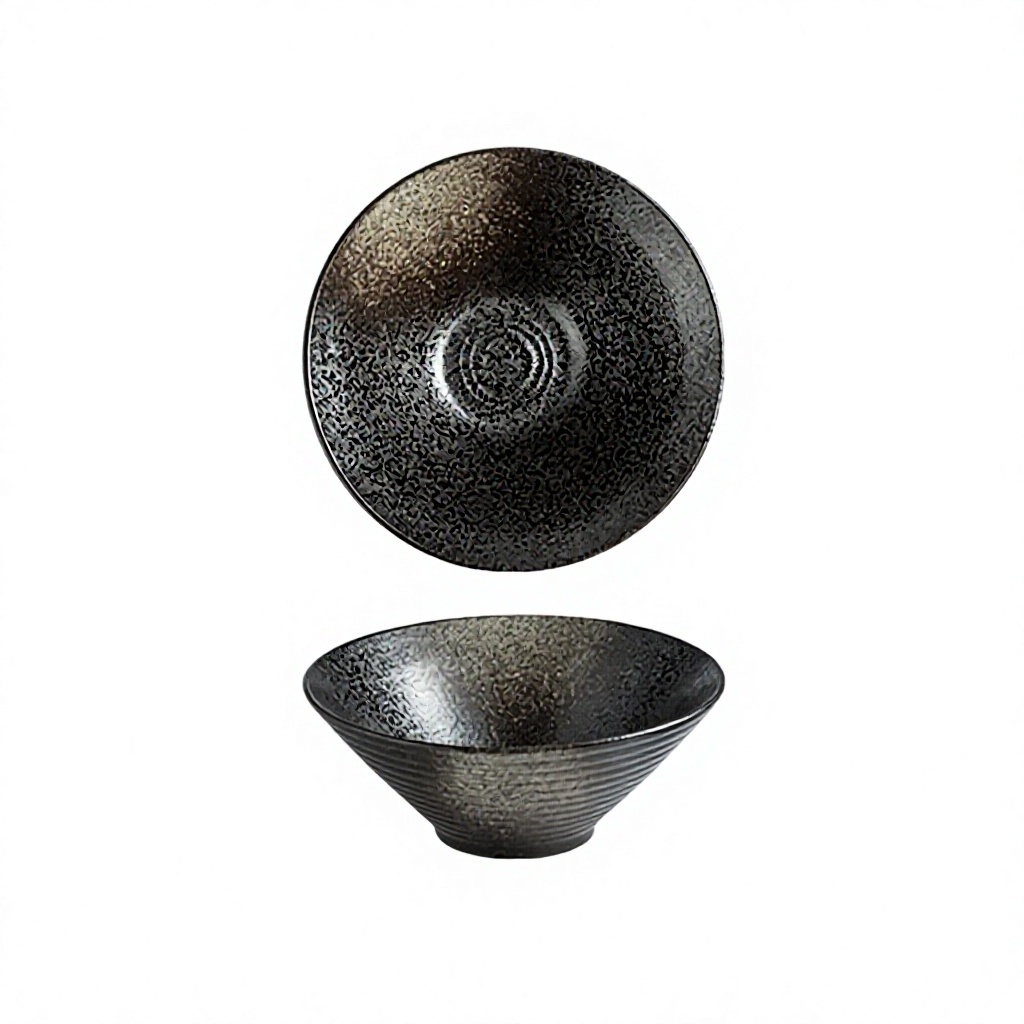 7inch douli bowl - black rhythm
