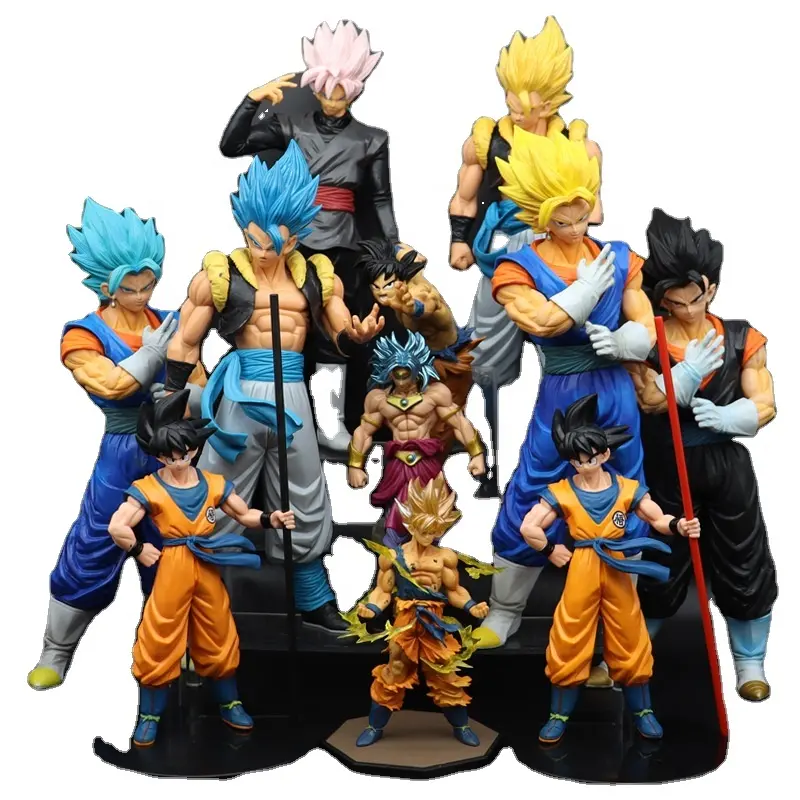 ROXGOCT penjualan terbaik Model koleksi mainan Anime Goku Vegetto Vegeta Anime Action Figure