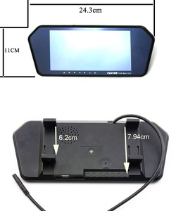 4.3/7 LED Color Car Vehicle Rearview Mirror <strong>Monitor</strong> for DVD/VCR/Car Reverse <strong>Backup</strong> Camera( PAL / NTSC) Black XY-2058 - Product Image 5