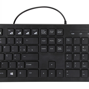 VCOM Waterproof 104 Keys Ergonomic English Portuguese USB Wired <strong>Keyboard</strong> for PC Office Home Gamer - Product Image 3