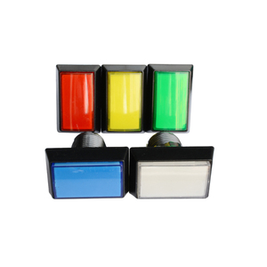 30*50 <strong>Led</strong> Light <strong>Rectangular</strong> Beveled Edge <strong>Push</strong> <strong>Button</strong> for Vending Machine <strong>Button</strong> - Product Image 5