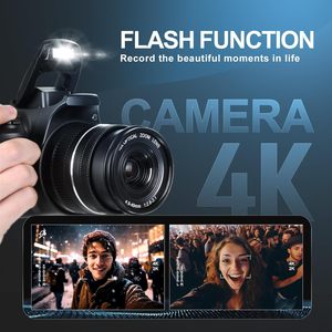 กล้อง DSLR บันทึกภาพวิดีโอซูมออปติคอล4X ซูมดิจิตอล10x UHD ระดับมืออาชีพ - Product Image 2