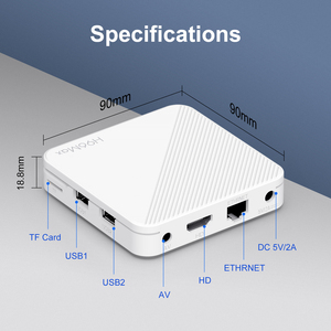 H96 Max 4K Android TV kutusu ATV Dual Band 2.4G & 5G WIFI akıllı set-top TV kutusu ses uzaktan ve Android 14 ile - Product Image 5