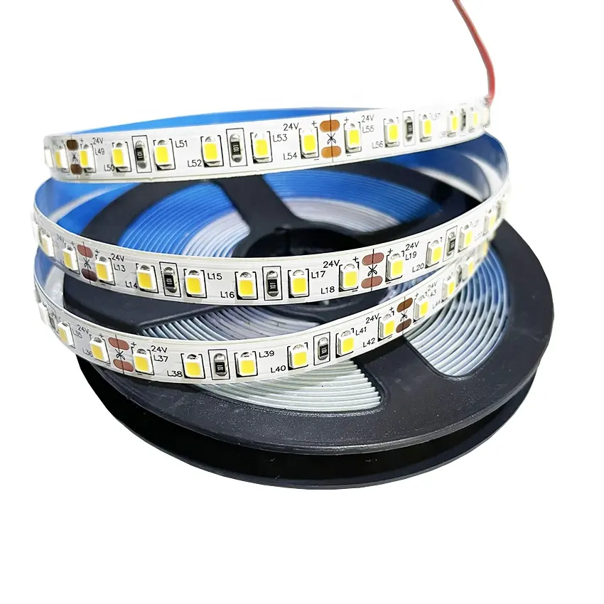 Tira de luces LED de color blanco puro, 12V SMD 2835 120 LED 14 w/w, para ropa
