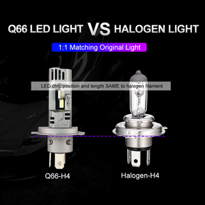 Büyük priz ve oynamak led Csp far H7 araba far ampulü H4 led far bi-led far 6000k beyaz led farlar - Product Image 2