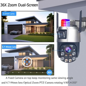 XM Icsee 12x 18X36xワイヤレスIPデュアルレンズ屋外PTZCCTVカメラ36x光学ズーム6mpwifiデュアルレンズズームPTZネットワークカメラ - Product Image 5