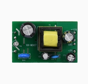 带引脚开关电源模块M307 XH-M307输入220伏双输出12V + 5V交流隔离电源板 - Product Image 1