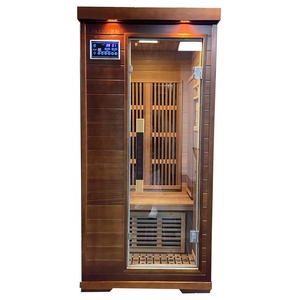 Casa Sauna camera lusso 1 persona capacità pannello in carbonio vendite calde camera di perdita di grasso Sauna a infrarossi un prodotto